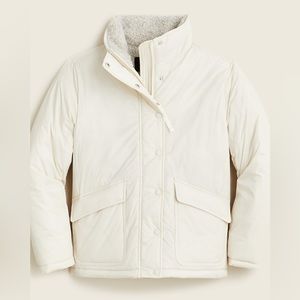 J.Crew Sherpa-lined Puffer Jacket